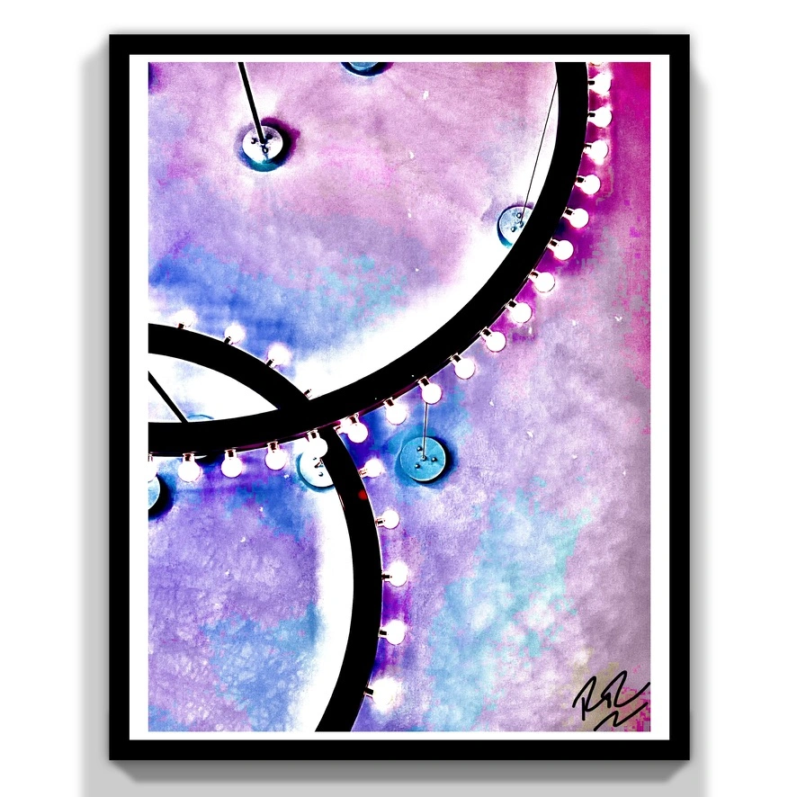 Luminous Lounge abstract photograph