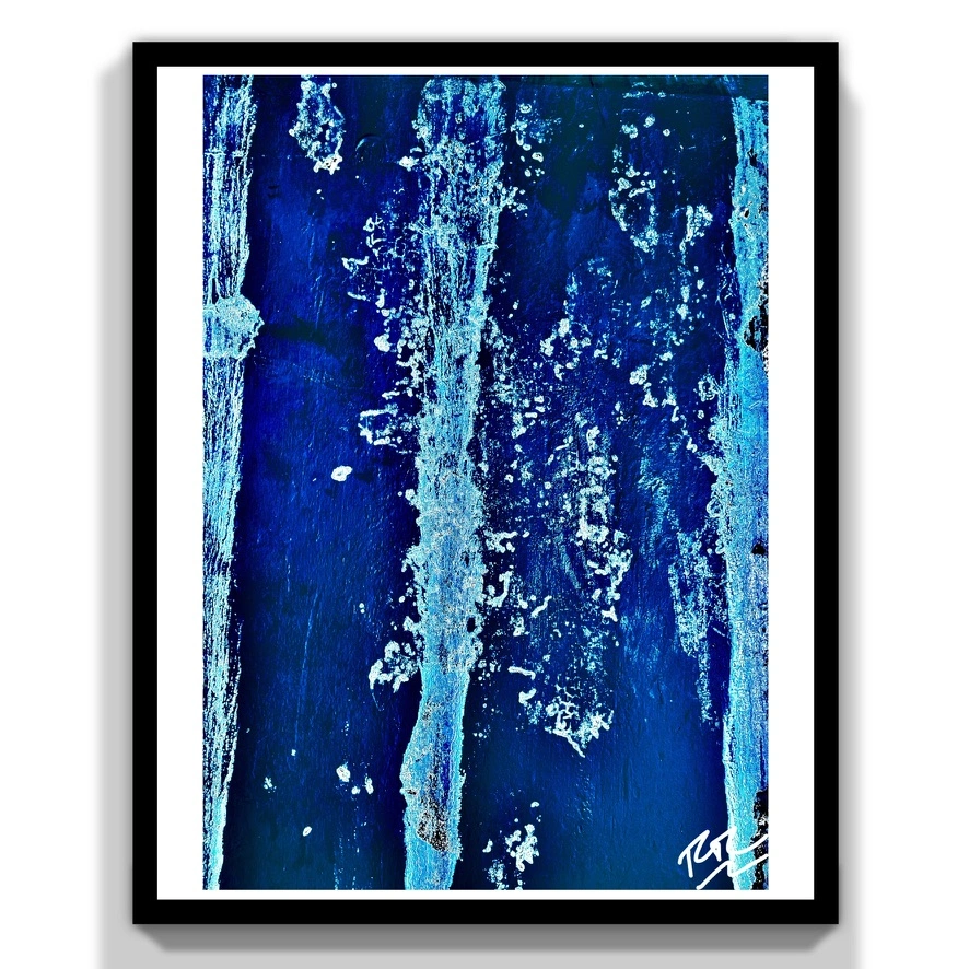 Blue Hue Concrete abstract photograph
