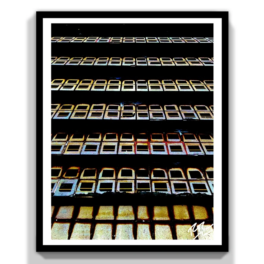 Levitating Bricks abstract photograph