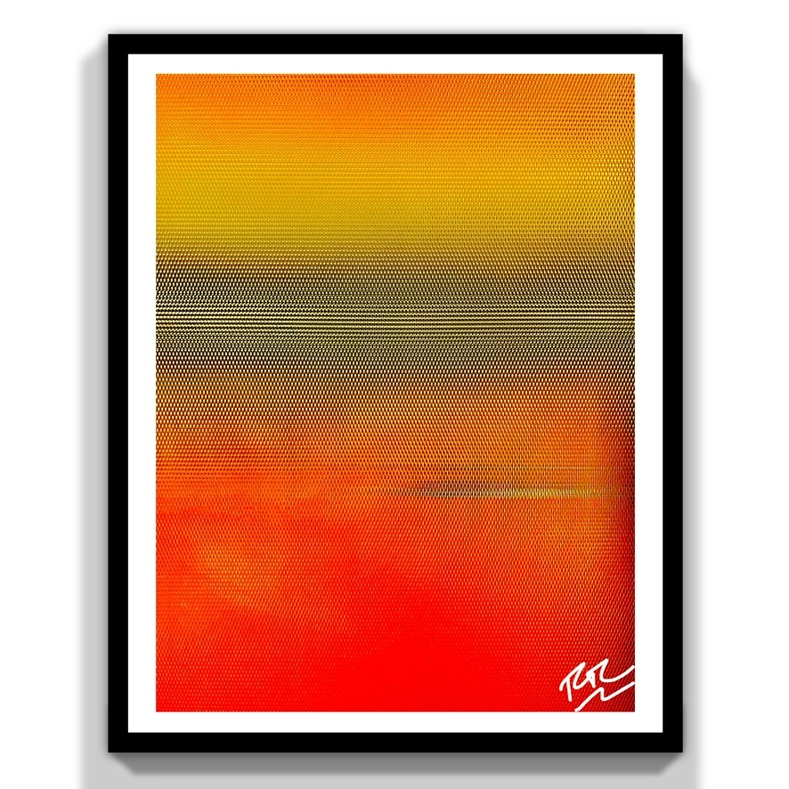 Orange Takes Flight abstract photograph