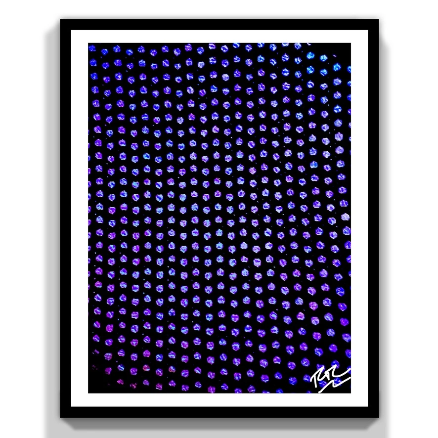 Purple Mesh abstract photograph