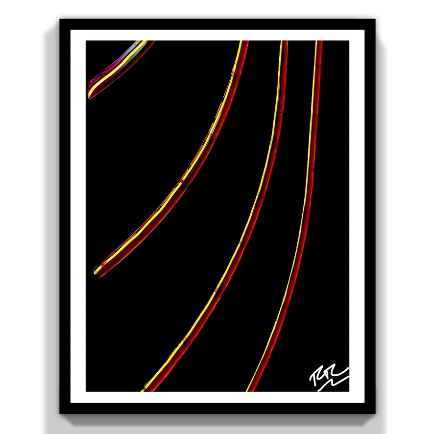 Glowing Threads abstract photograph