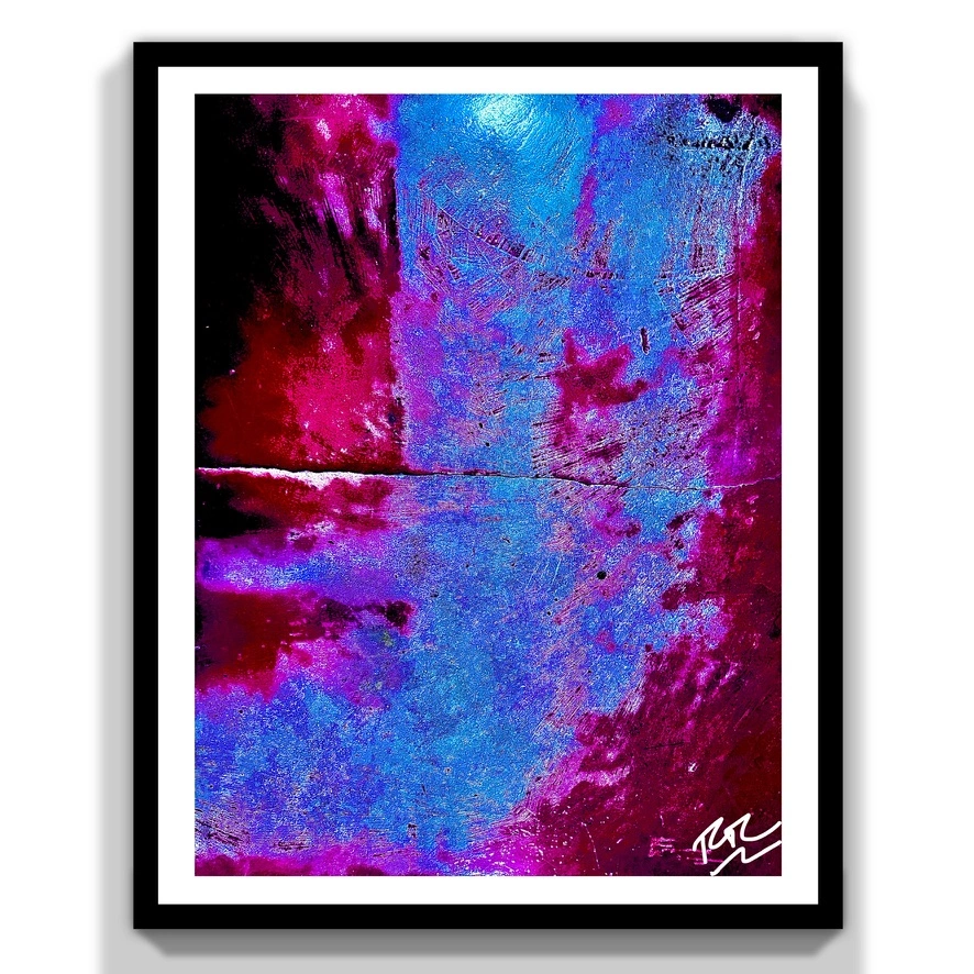 Blue Blast abstract photograph