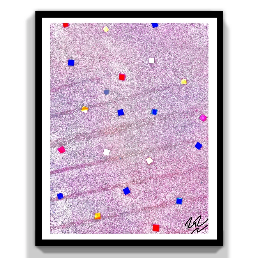 Confetti Step abstract photograph
