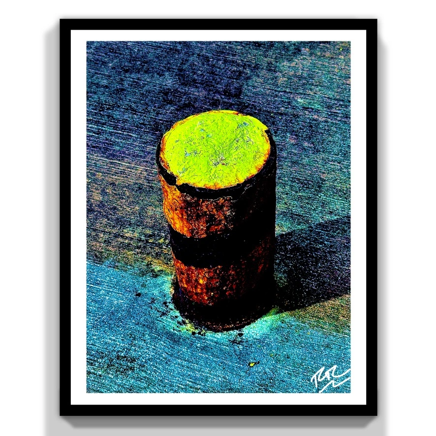 Concrete Stanchion abstract photograph