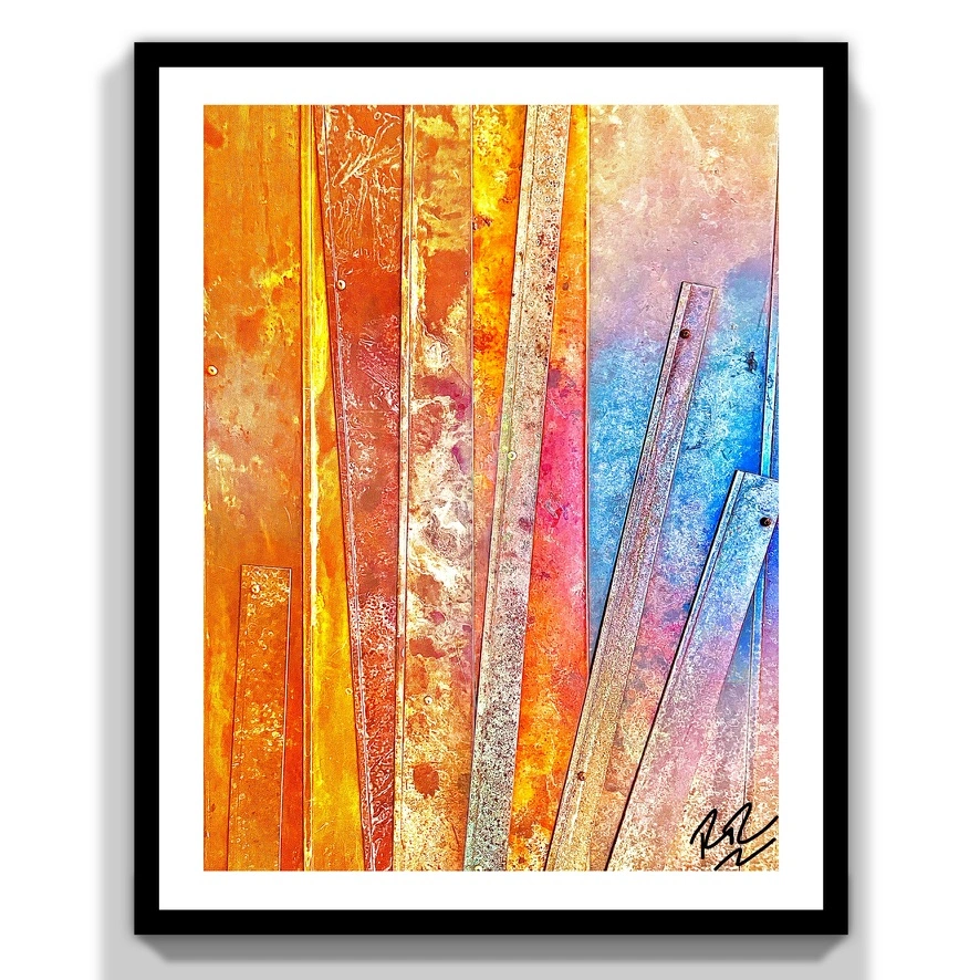 Steel Horizon Divide abstract photograph