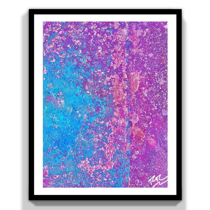 Coastal Concrete Hues abstract photograph