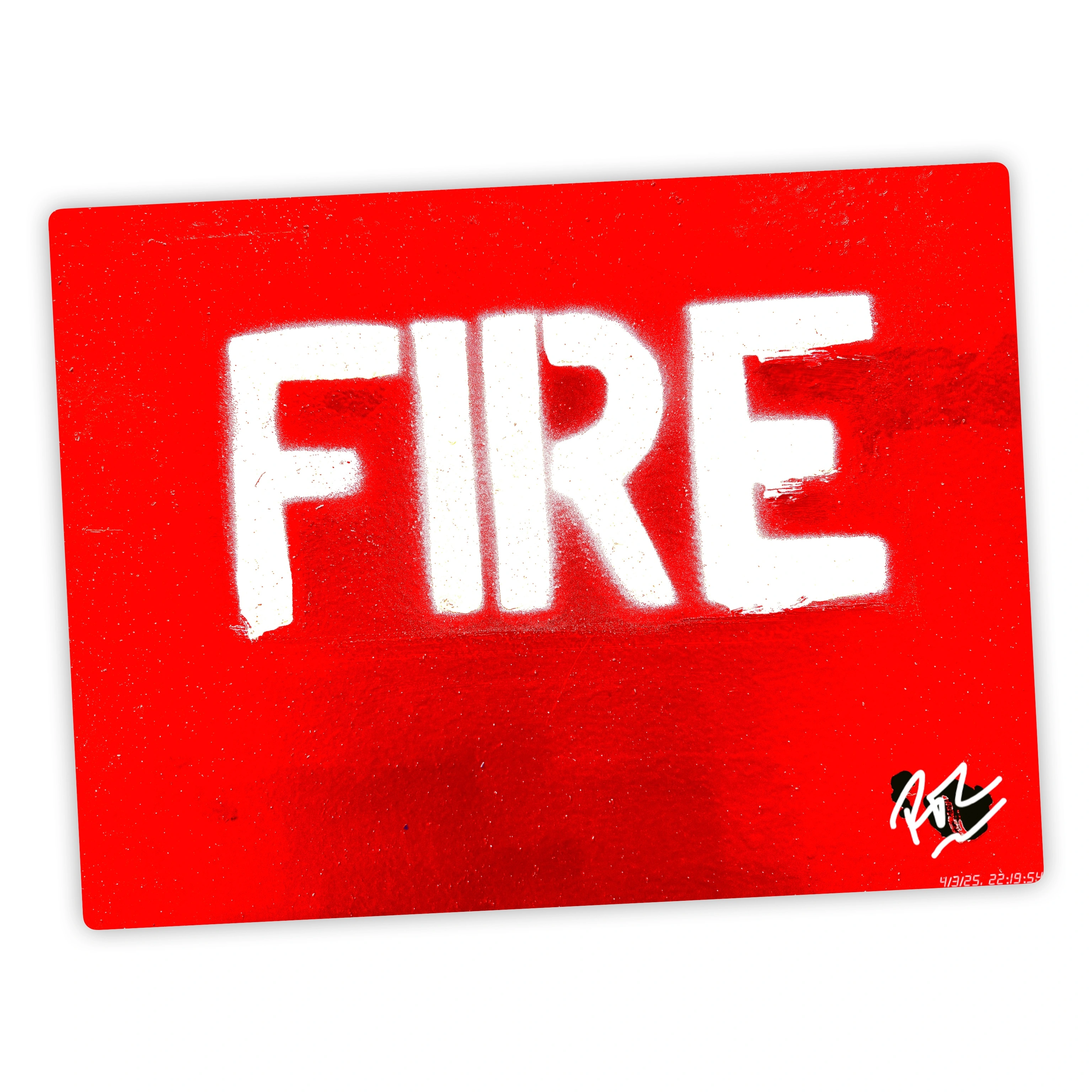 Fire abstract photograph