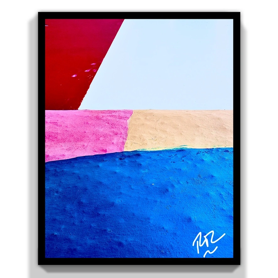 Colored Exterior Structure abstract photograph