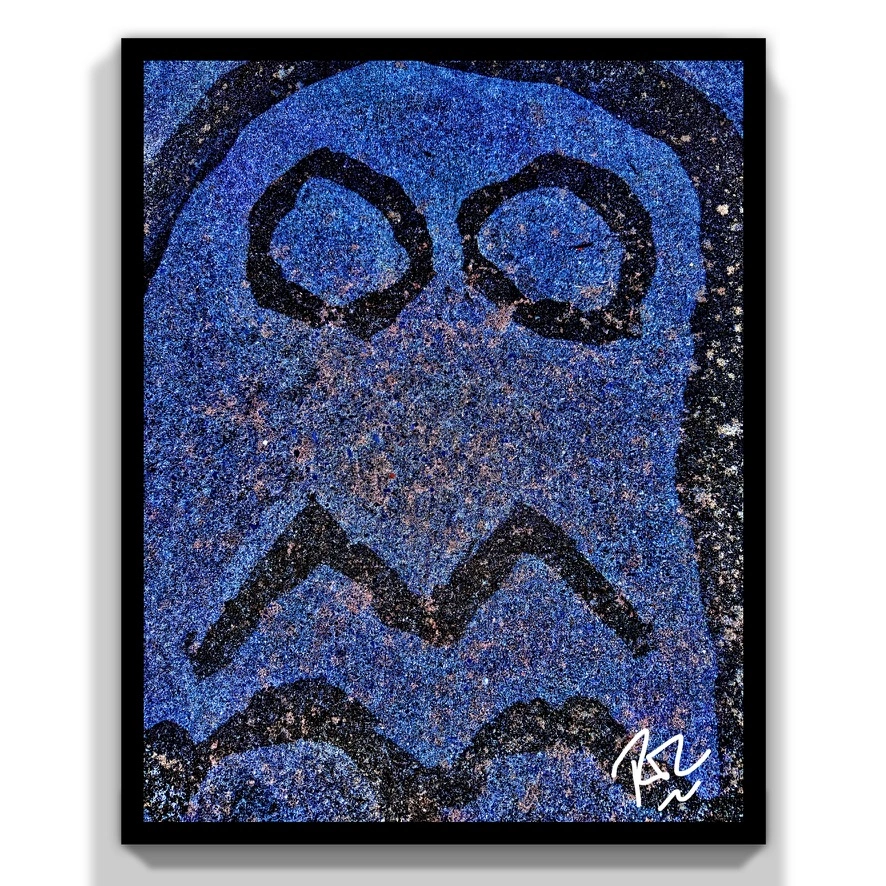 Pixelated Pavement Predator abstract photograph