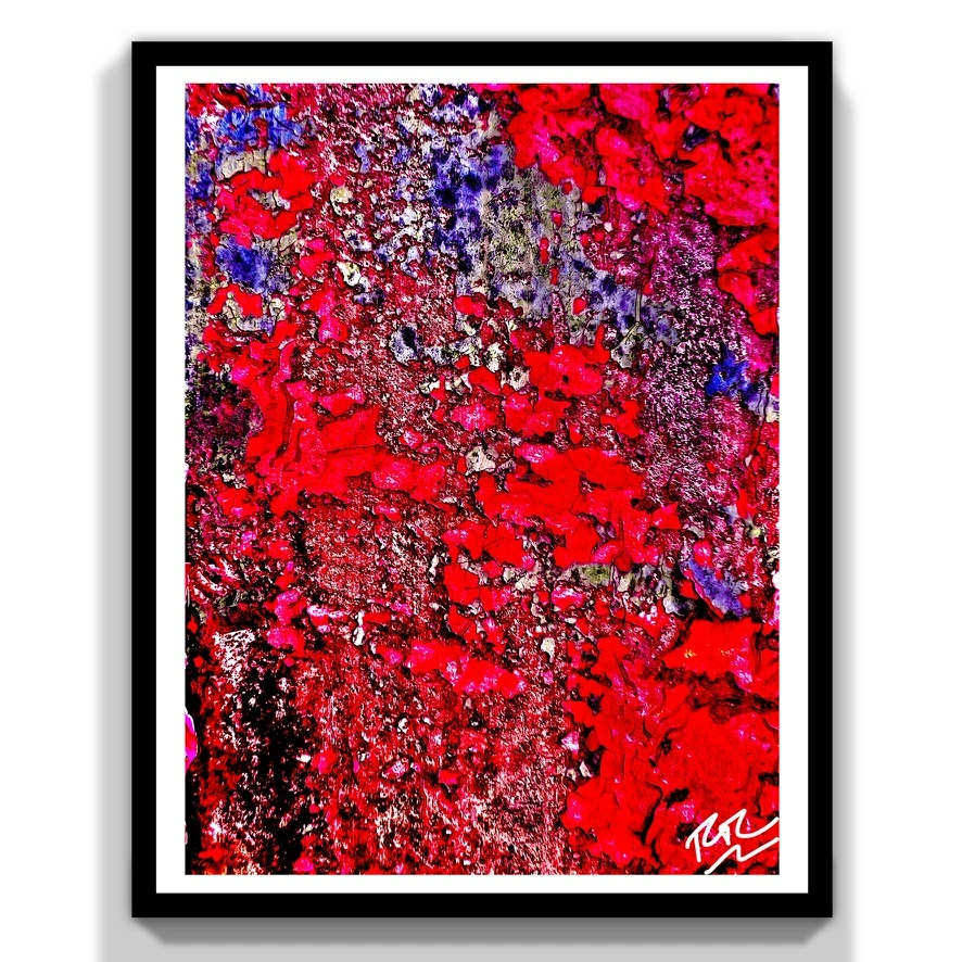 Salt-Kissed Pole abstract photograph