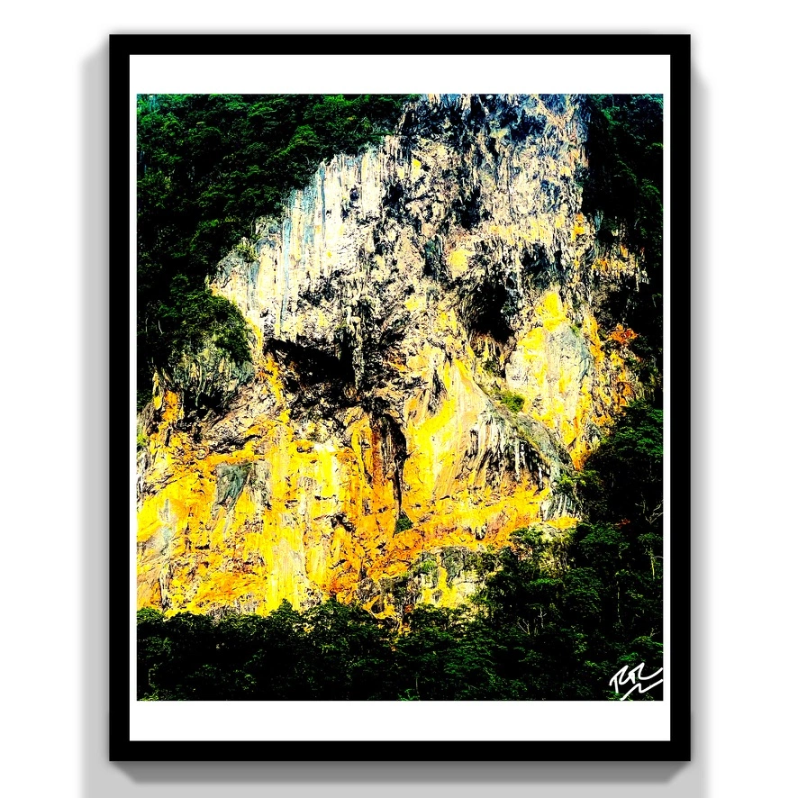 Thai Cliffs abstract photograph