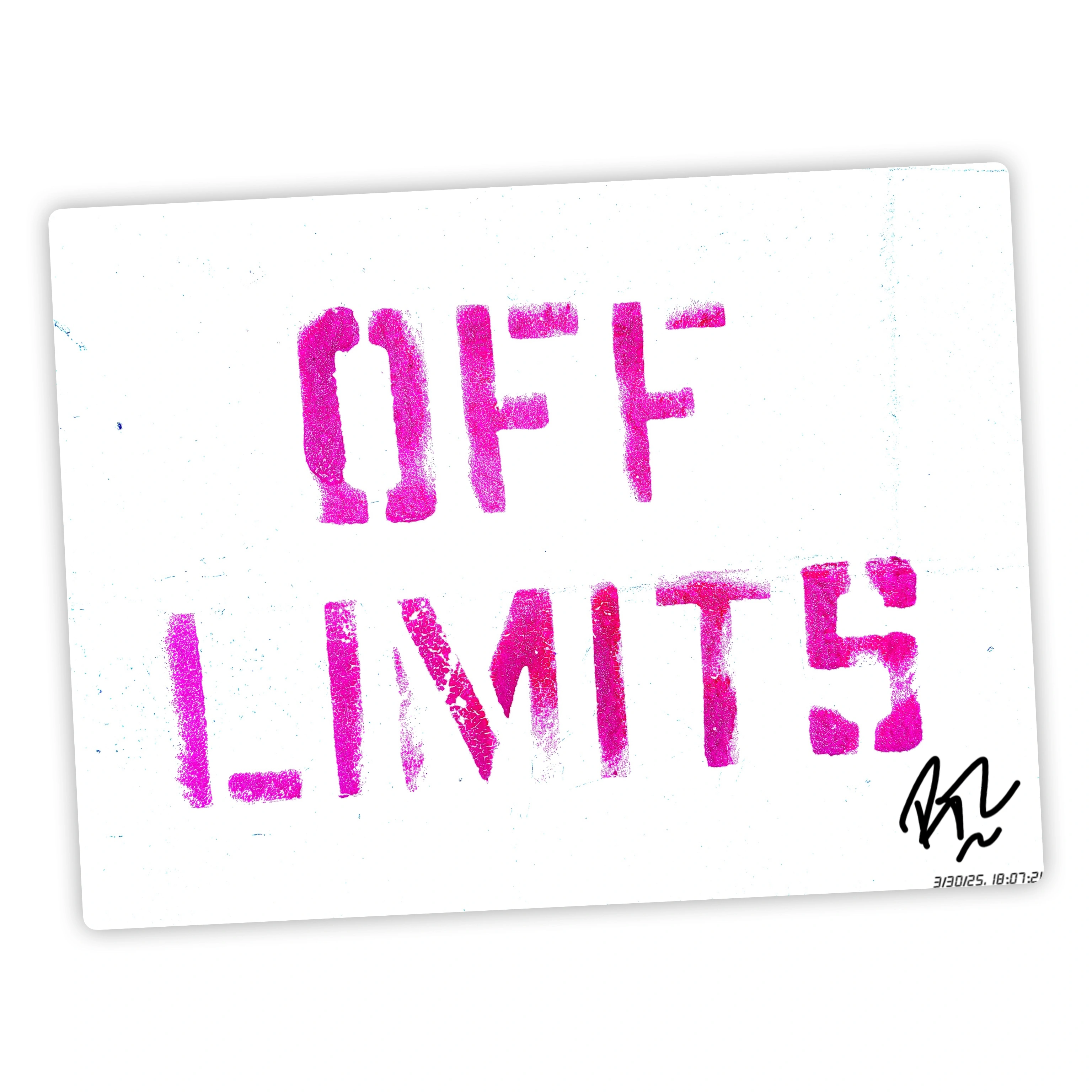 Off Limits abstract photograph